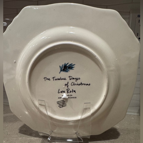 Lou Rota 12 days of Christmas Plate ( ten Lords Leaping) - Picture 5 of 17